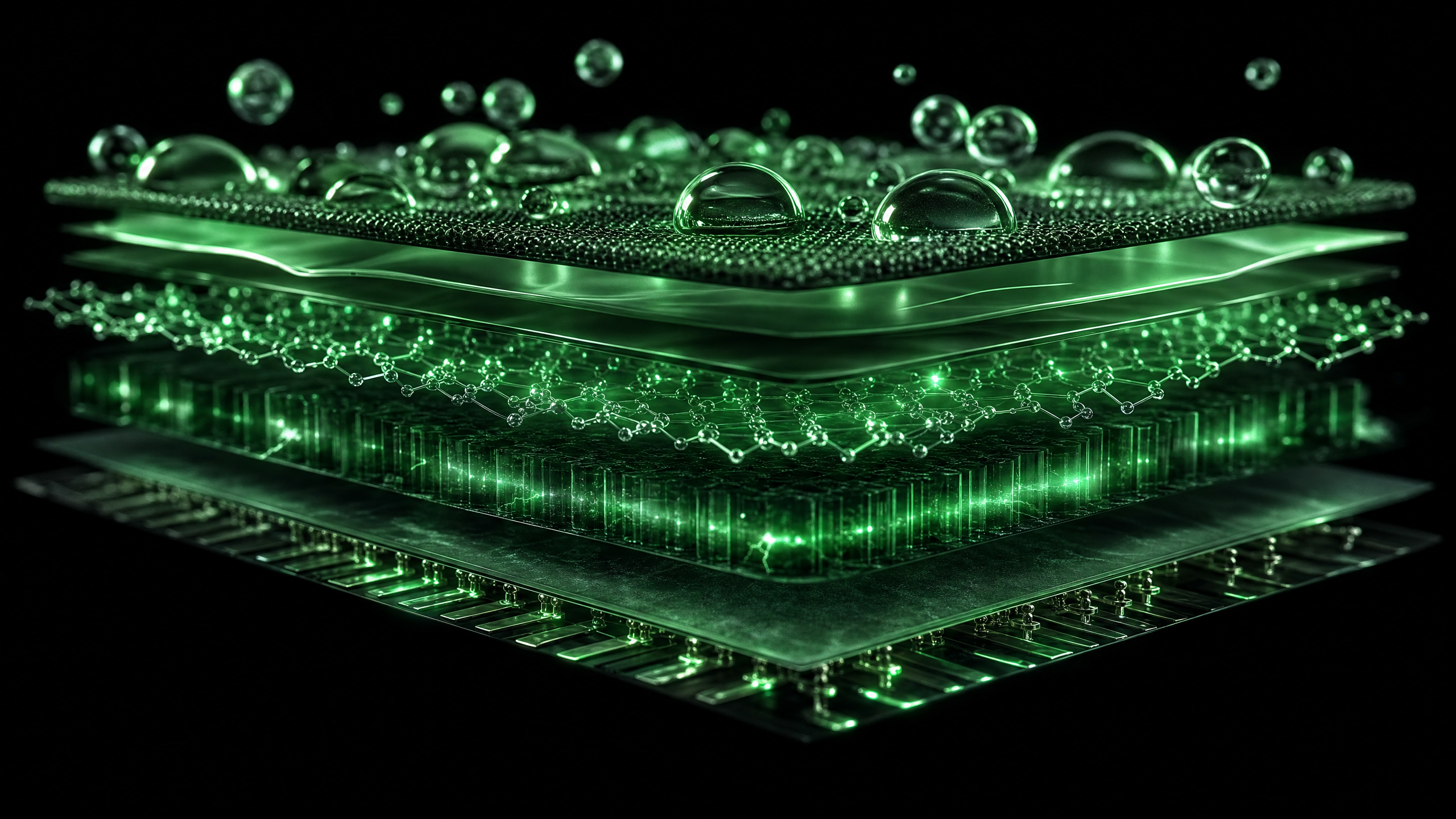 Chlorocoat™ multi-layer photovoltaic coating — 3D render